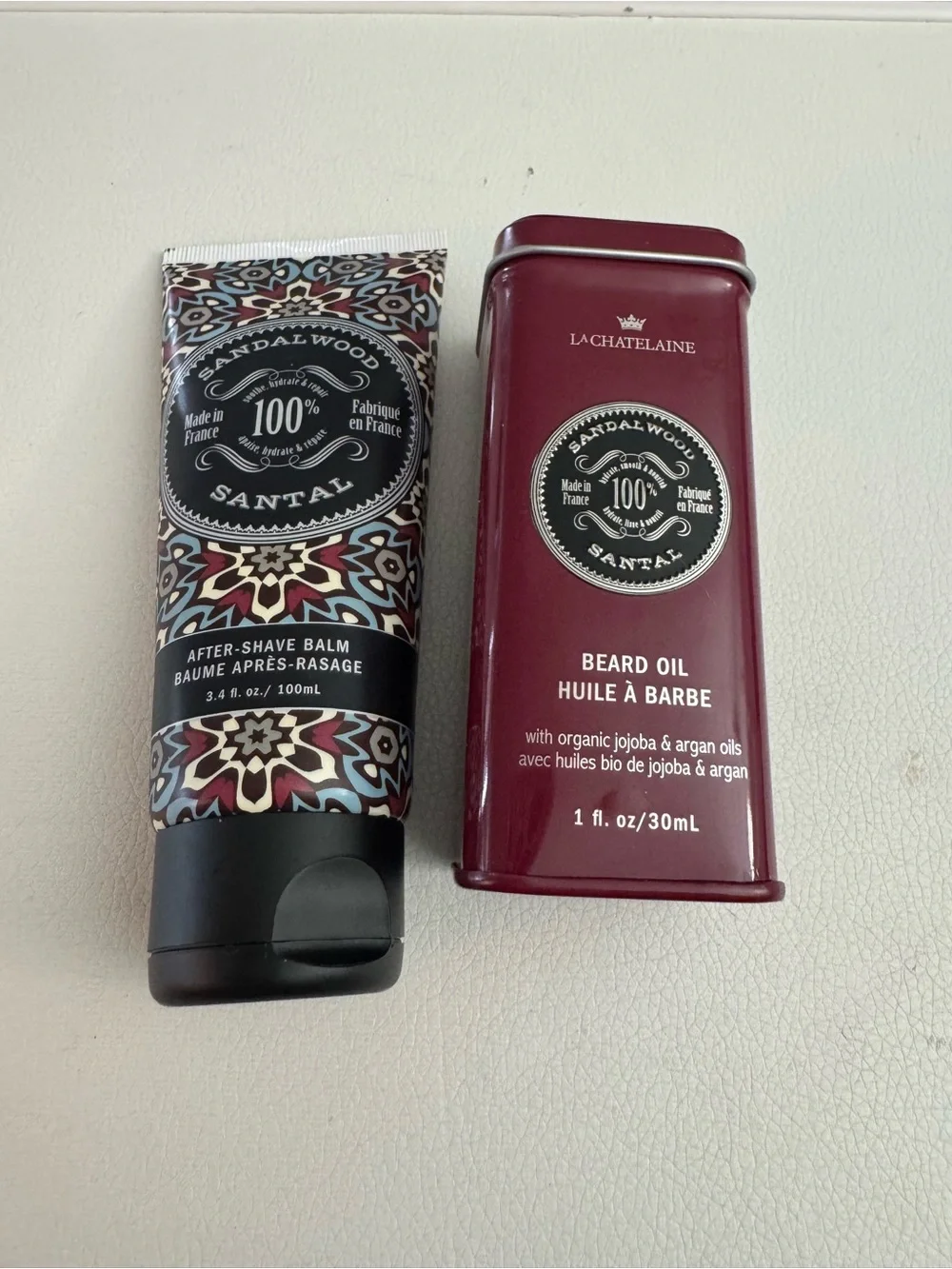 La Chatelaine Sandalwood/Santal Beard Oil & After-Shave Balm